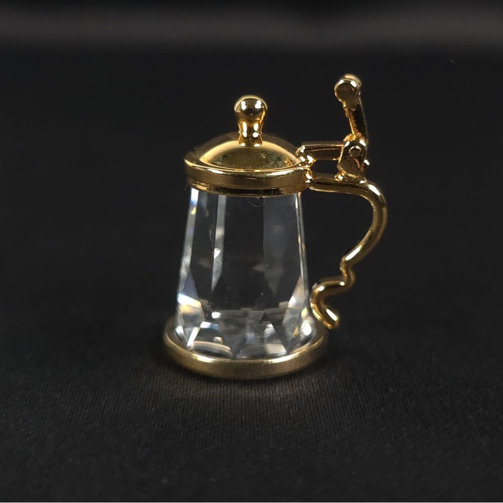 SWAROVSKI CRYSTAL MEMORIES CLASSICS Austria🇦🇹Made Beer Mug Figurine - Picture 4 of 11